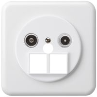 UP-Multimediadose basico TV-R Bauart C 14dB 2GHz weiss