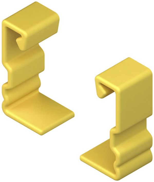 Cappuccio di protezione Niedax, altezza 105mm, plastica, PVC, giallo