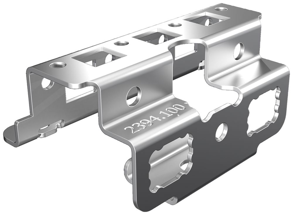 Kit de fixation Rittal AX 2394.100 99×43×49mm profilé de fixation gris