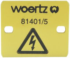 Klemmenabdeckung Woertz für 7 Doppelstockklemmen 4mm²