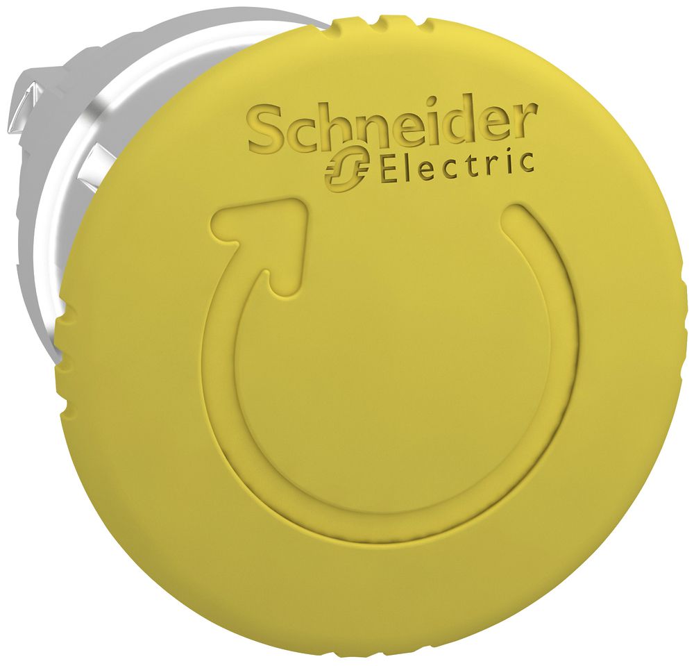 Antriebskopf Schneider Electric für Pilztaste drehbar gelb