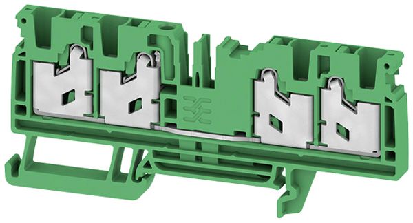 Borne de passage joignable WM S4C 4mm² 32A 1000V ressort 4×1 DIN35 vt