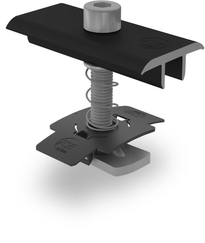 K2 XS Modulmittelklemme, schwarz eloxiert
