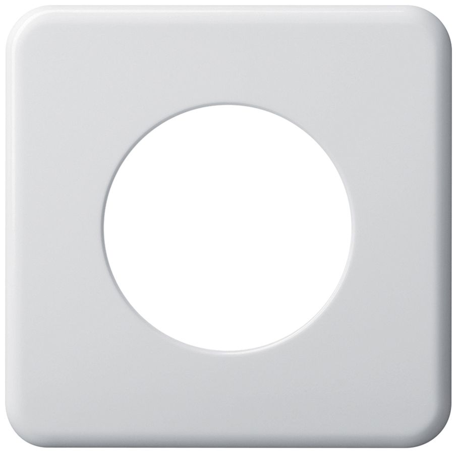 Abdeckplatte basico II Ø58mm weiss