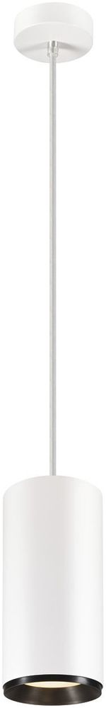 LED-Pendelleuchte SLV NUMINOS PD PHASE XL 36W 3210lm 3000K 60° weiss/schwarz