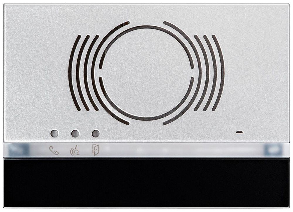 Frontplatte für Türlautsprechermodul Urmet Alpha, IP55, schwarz