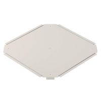 Deckel BET RKD zu Kreuzstück 300mm Edelstahl A4 blank