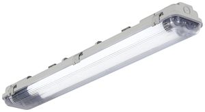 Feuchtraumleuchte Sylvania SYLPROOF G13 2×6.6W 1500lm 865 IP65 670×99mm grau