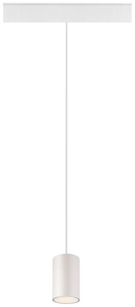 Luminaire suspendu LED SLV NUMINOS XS 48V AD 8.7W 730lm 940 DA Ø50 blanc/blanc