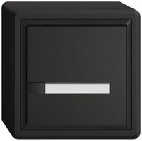 AP-KNX-Taster RGB EDIZIO.liv SNAPFIX® Temperaturfüh.o.LED Pap.1×T 1-Tbed.sz