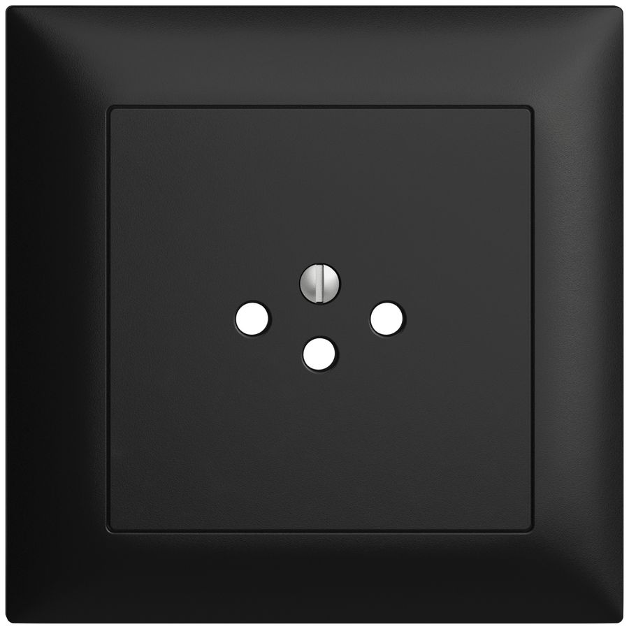 Kit frontale INC EDIZIOdue nero 88×88mm 1×T12