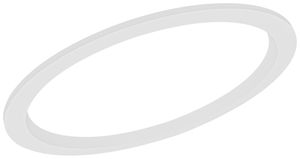 Bague de recouvrement LEDVANCE DL CMFT EXT Ø240×12mm aluminium blanc