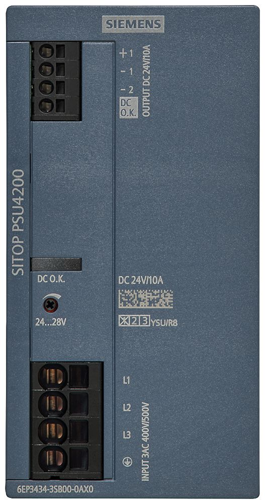 Stromversorgung Siemens SITOP PSU4200 IN: 120/240V OUT: 24VDC/10A 240W