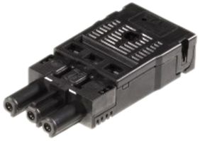 Buchsenteil Wieland GST18I3F B2 ZR1, 3P 250V 20A, schwarz