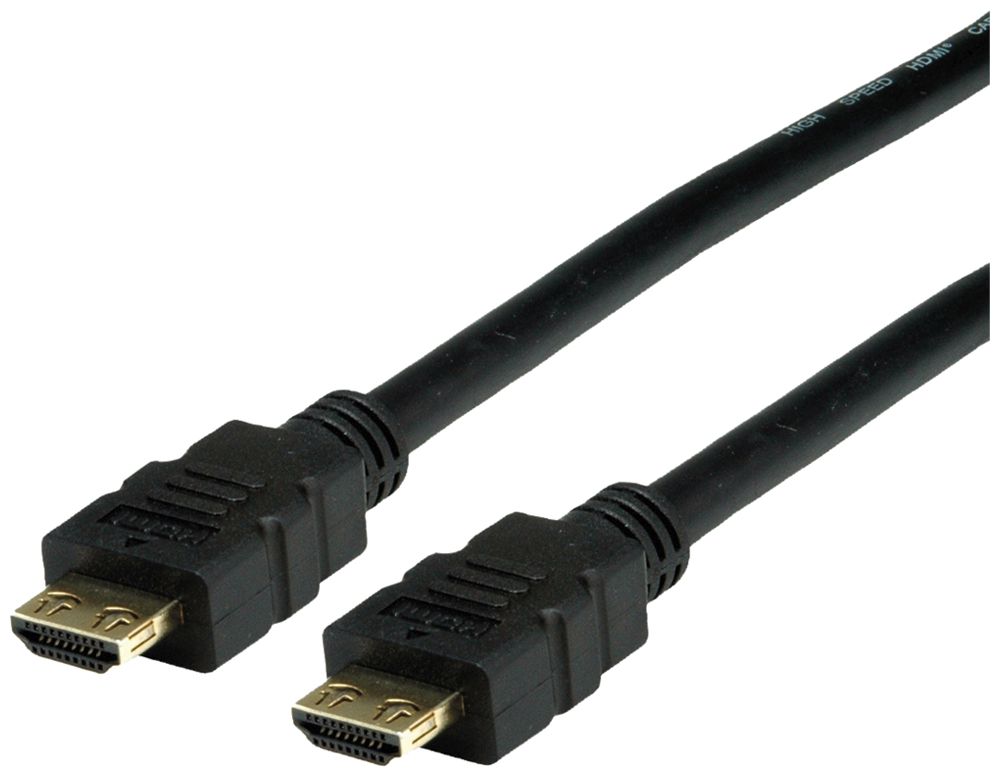 Câble HDMI VALUE 4K@60Hz (HDMI 2.0) HDR 3D ethernet clip noir 7.5m