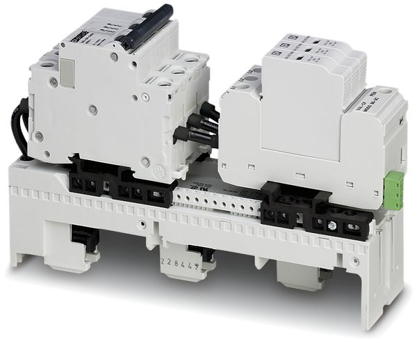 Scaricatore di sovrat.+fusibile PX 3L/PEN tipo 2 per barra coll.