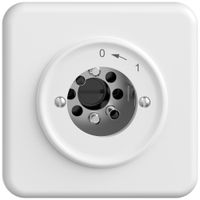 UP-Schwenktaster STANDARDdue SNAPFIX® 0<-1/2P für Schloss ohne Zylinder ws