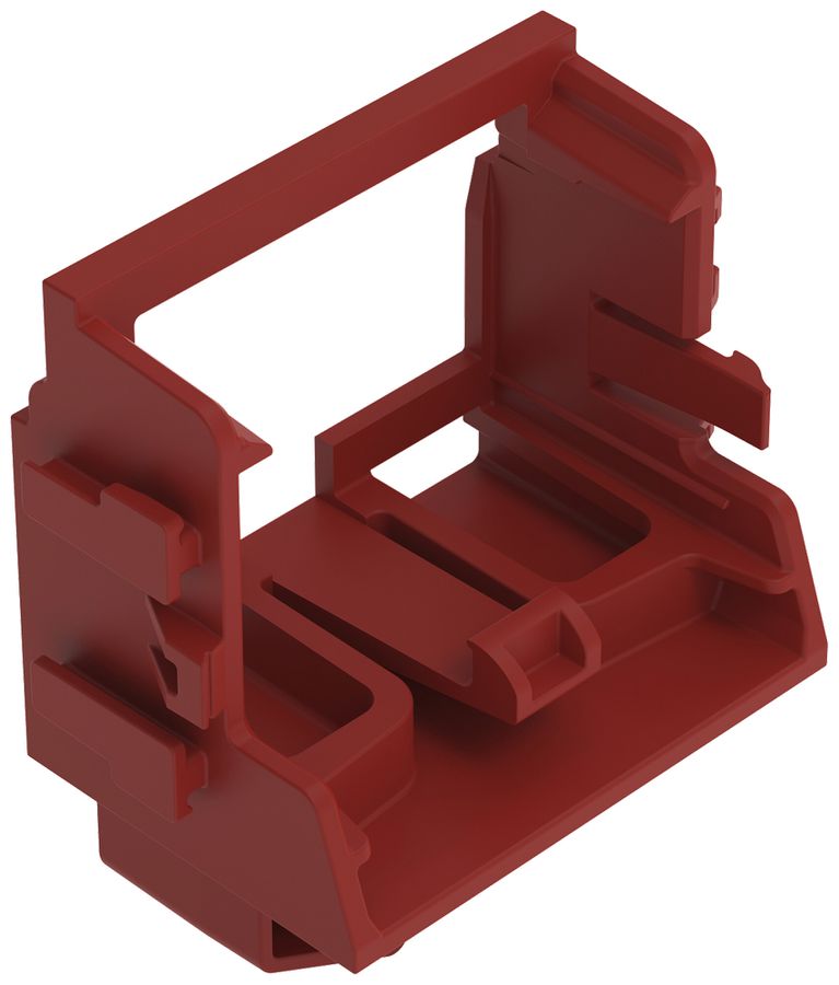 Adaptateur de fixation WAGO 221 sans décharge de traction 10L×4mm² DIN15 ro