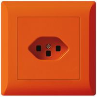 UP-Steckdose kallysto.line T23 orange mit Steckklemmen