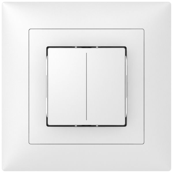 Senseur poussoir ENC ABB Sidus KNX Basic type-B, 1/2, blanc