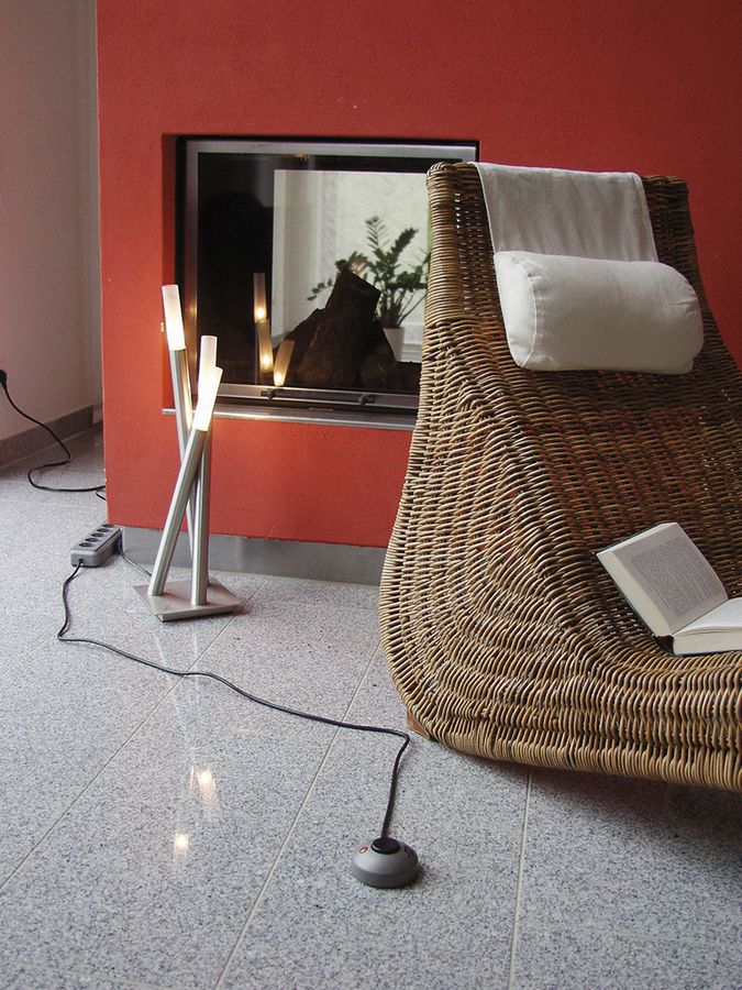 Presa multipla Eco-Line interruttore a pedale 4+2 90°×T13 2m H05VV-F 3×1.5mm² an