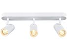 Spot LED SLV NOBLO 19W 2350lm 927 VAR 400×105×127mm blanc 3×Spot