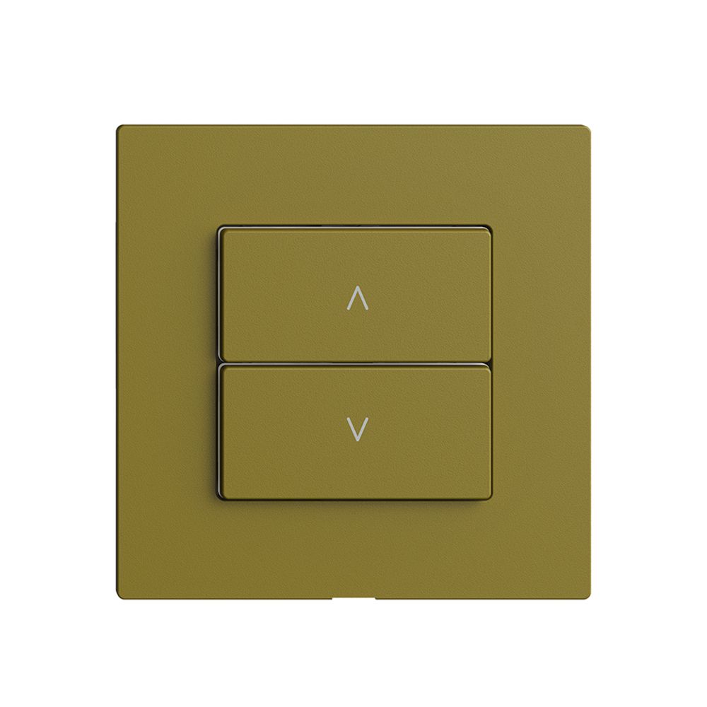 Abdeckset zu Storenschalter 1K/2T Edue Wiser olive