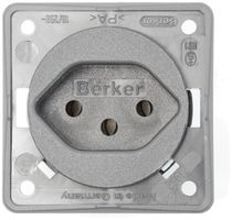 UP-Steckdose MH Typ 13 anthrazit Schraubklemme