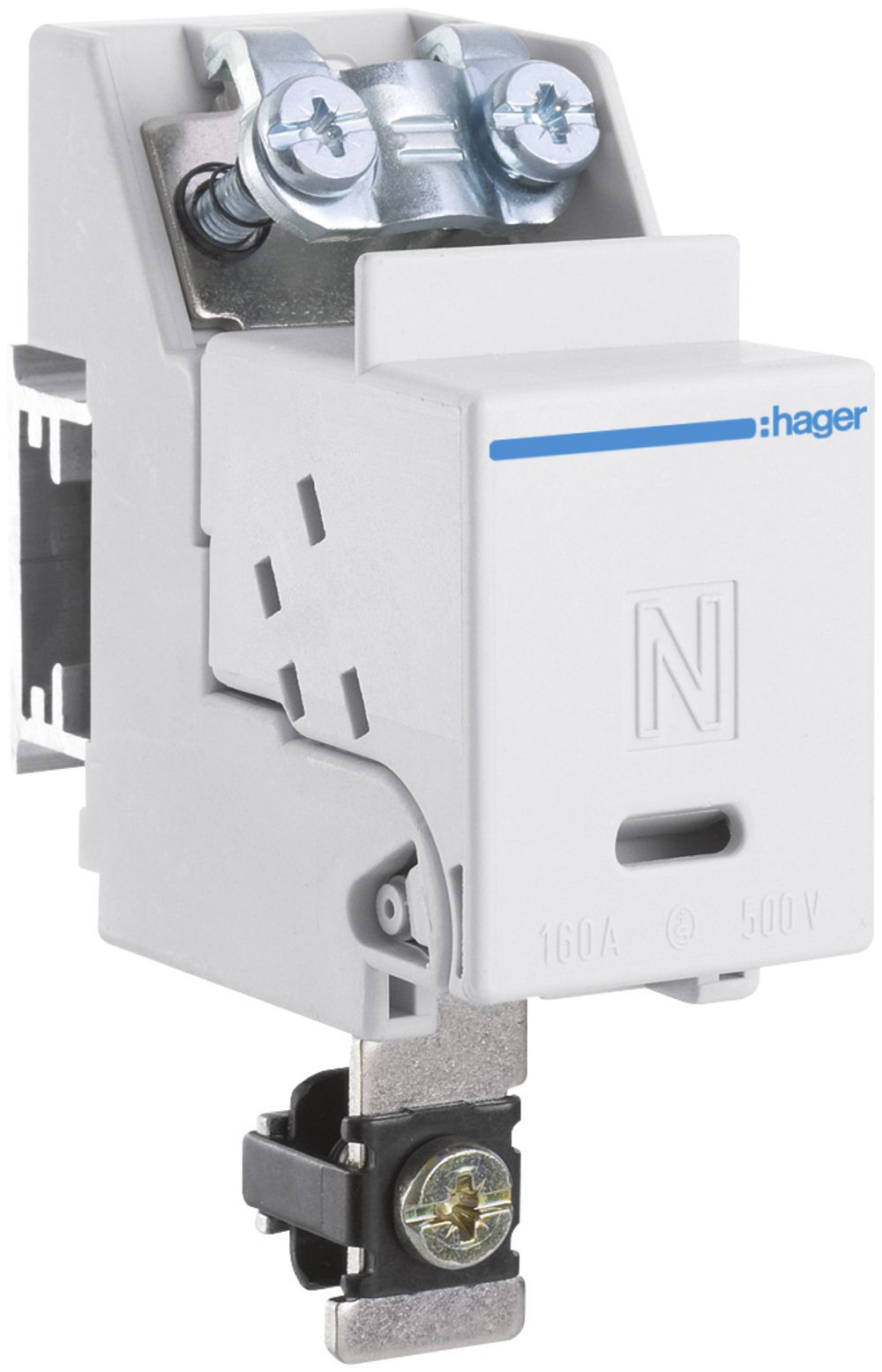 Neutralleitertrenner weber.uniline DIN00 160A 44/51/66mm NT oben