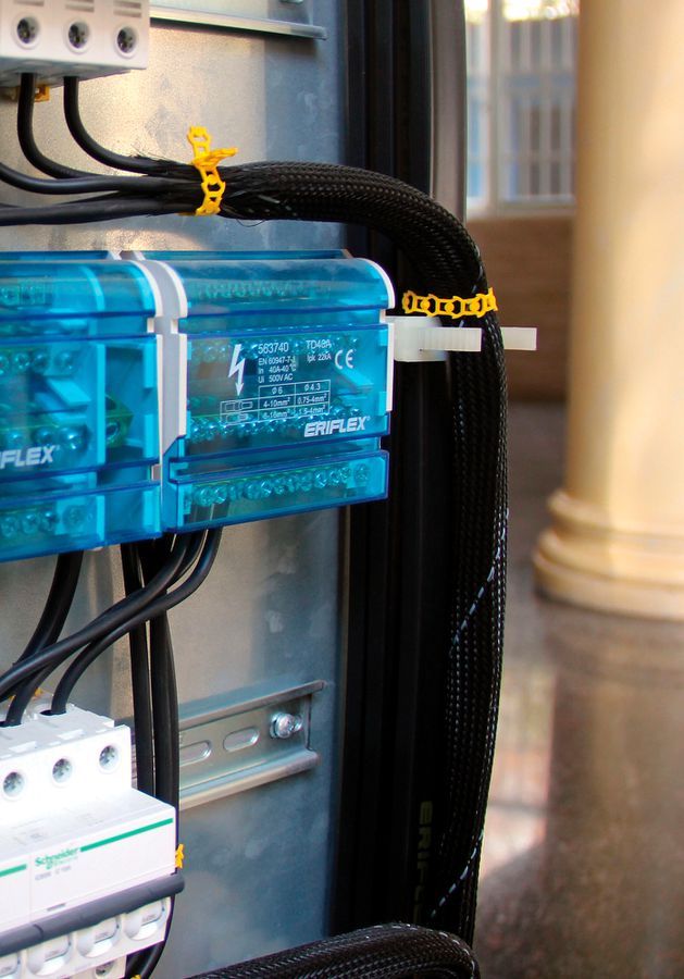 Geflechtschlauch ERIFLEX PDBS30G Polyamid Ø30mm 50m grau