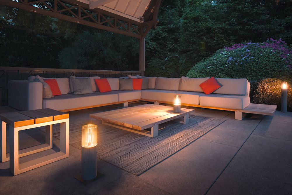 Lampadaire SLV LISENNE POLE 70, E27 IP54 gris