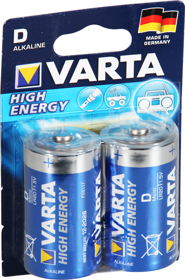 Batterie Alkali LR20 1,5V