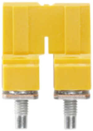 Querverbinder Weidmüller WQV 10/2 geschraubt 2L Raster 9.9mm isoliert 76A gelb