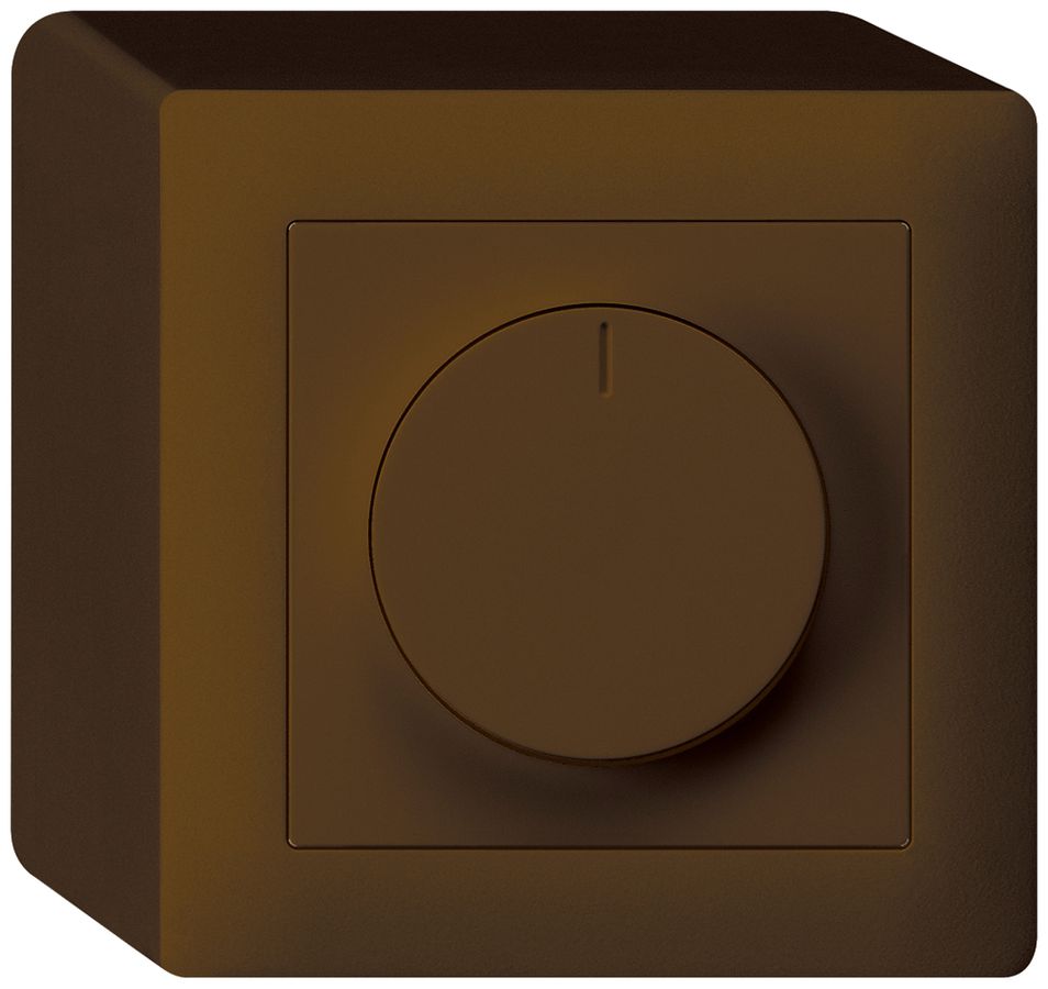 AP-Drehdimmer kallysto Phasenanschnitt 20…500VA braun