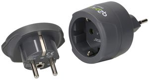 Übergangsstecker MH q2power WORLD "Combo" to SWITZERLAND + ITALY + BRAZIL