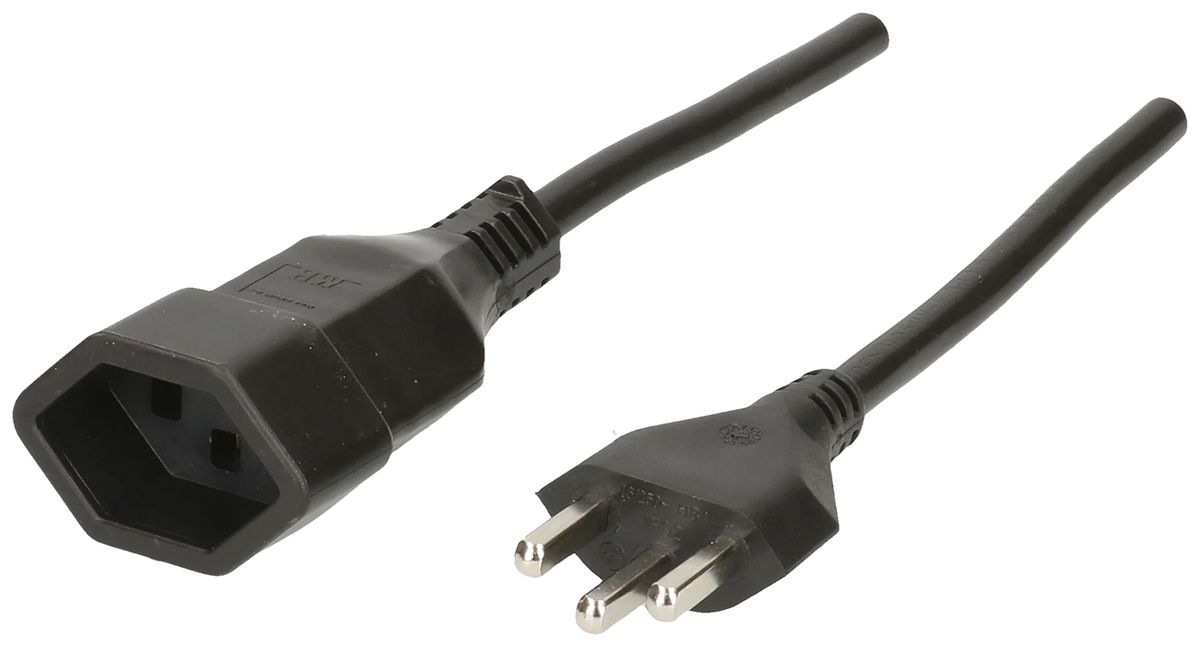 Prolunga MH T23/T23 10m Td 3×1.5mm² nero