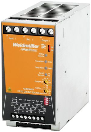USV-Steuereinheit Weidmüller CP DC UPS 24V 20A/10A 24VDC ±1%, 20A@60°C