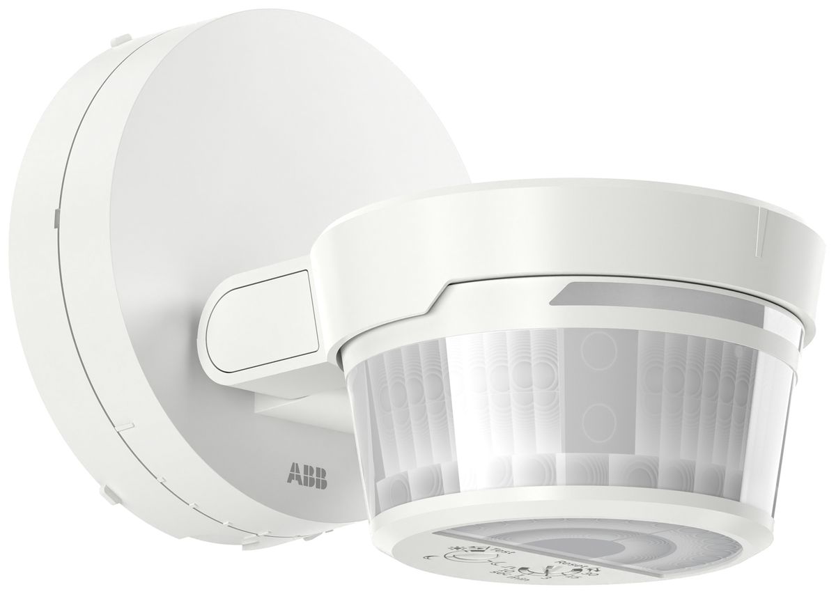 AP-Bewegungsmelder ABB Busch-Wächter PRO BT 90° IP55 weiss