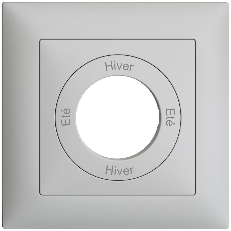 Frontset Eté-Hiver-Eté-Hiver EDIZIOdue 88×88mm hellgrau