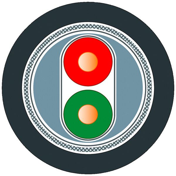 Câble bus Siemens PROFIBUS FC Process 1×2×1 blindé PVC Eca noir