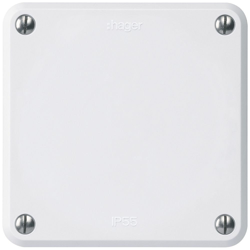 UP-Blindabdeckung robusto IP55 weiss