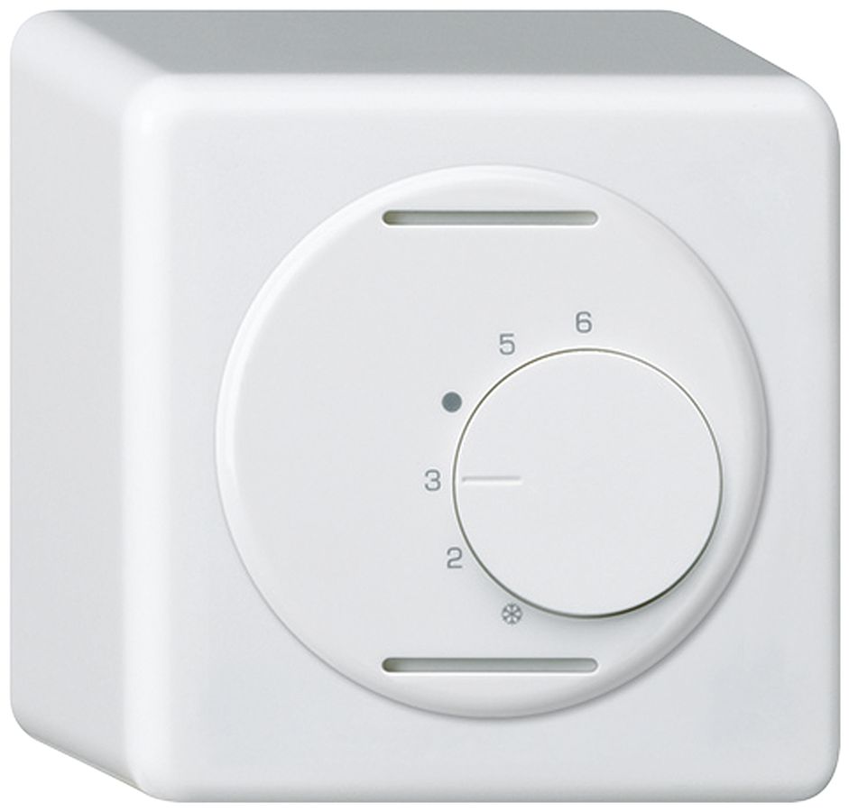 Thermostat d'ambiance AP BASICO blanc sans interrupteur