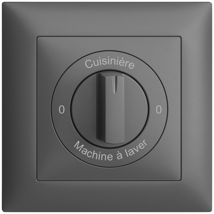 Kit front. 0-Cuisinière-0-Machine à laver EDIZIOdue grigio scuro