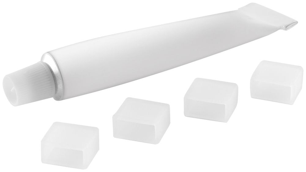 Bouchons de fermeture LDV 10/SE/P, pour ruban LED PFM, 4 pièces + silicone
