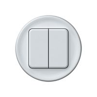 Frontset origin Schutzabdeckung für KNX-Taster 2× weiss