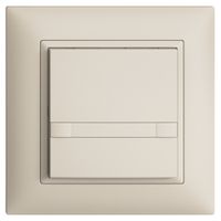 Poussoir KNX RGB ENC EDUE FMI, 250mW, s.LED, papier, 1×pouss., C.2×T., crema