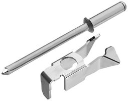 Befestigungsklammer Weidmüller FMC 5.2/1.0 BR für Hutschienen Nietausführung