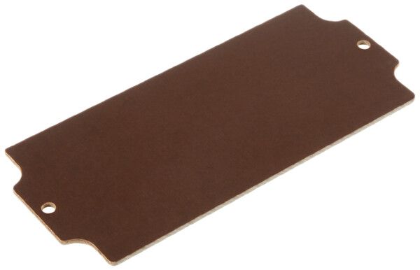 Placca di montaggio Weidmüller POK MOPL 64×148.5×1.5mm lamiera d'acciaio zincato