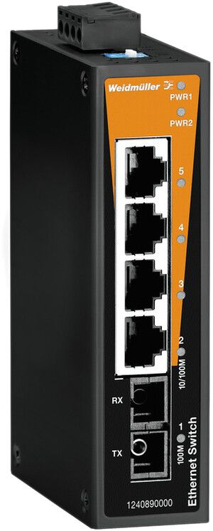 Switch WM IE-SW-BL05-4TX-1SC, 4×RJ45 FE+1×SC MM FE unmanaged