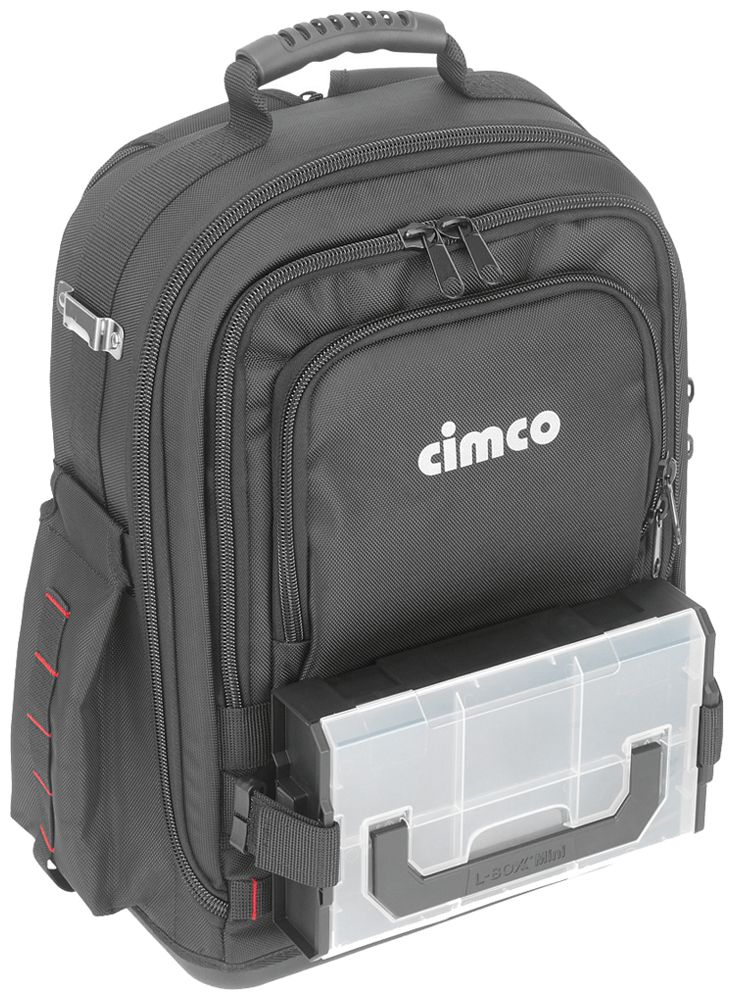 Werkzeugrucksack Cimco Ergo-XL30 PET 220×480×380mm schwarz